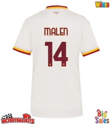 AS Roma Donyell Malen #14 Replica Away Stadium Shirt for Women 2026-27 Short Sleeve